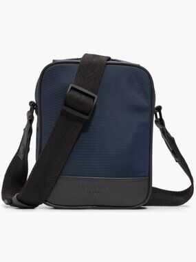 NWT Ted Baker London Fairford Sling Crossbody Bag (Navy Nylon/Black Coffee)